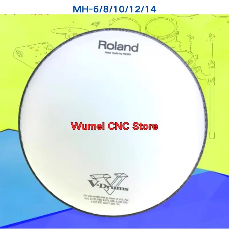 Roland Electronic drum MH-6/MH-8/MH-10/-MH-12/MH-14 Drum skin and drum face Others, please consult