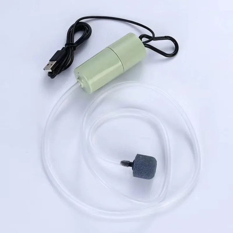 Silent USB 5V Mini Aquarium Air Pump, Portable Fish Tank Oxygen Aerator Air Compressor, Aquarium Accessories