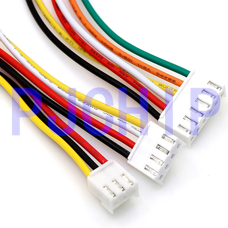 5PCS JST VH3.96 VH 3.96mm Female Housing Plug Connector Wire Cable 2 3 4 5 6 7 8 9 10Pin 22AWG Wire 20cm Length