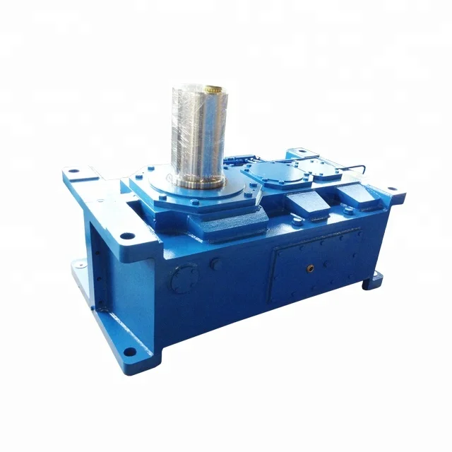 Serial Helical / Bevel Transmission Gear Box Parts With Electric Engine Motors with Reduction Gear for Harvesting Machine
