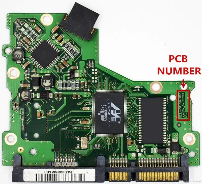 Placa de circuito de disco duro de escritorio SA/placa lógica/número de placa: BF41-00163A