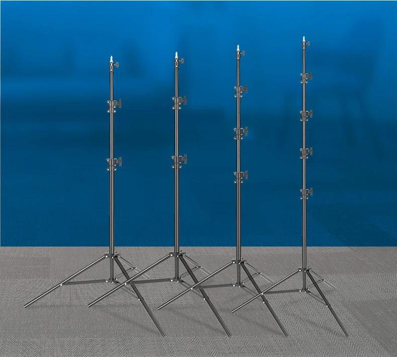 JINBEI MZ-2400FP  Air Cushion Aluminum Photography Light Stand Professional Tripod Studio Light Stand view 6