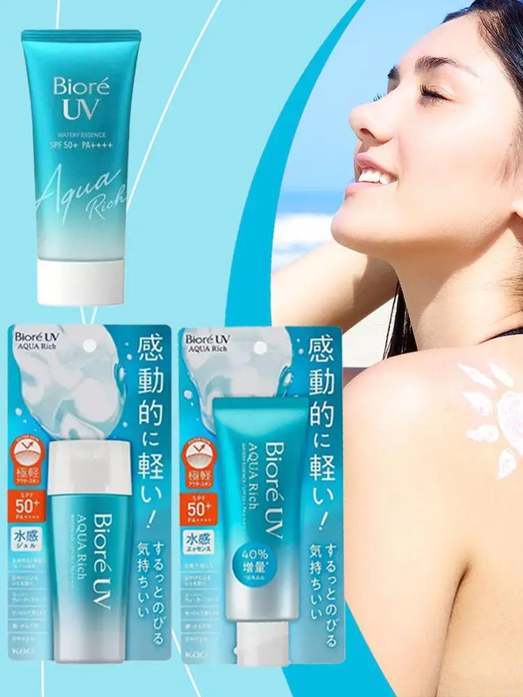 Japan Biore SPF50+ Sonnenschutz, koreanisches Gesicht, Körper, wasserdicht, Anti-UV, feuchtigkeitsspendender Gesichts-Sonnenschutz für Damen und Herren, Sport, Reisen