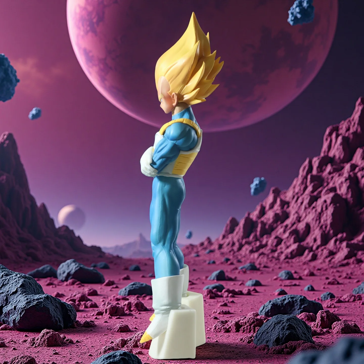 28 cm Anime Dragon Ball Vegeta Figura Vegeta Figurine Action Figures in PVC Gk Collezione di statue Modello Giocattoli Regali