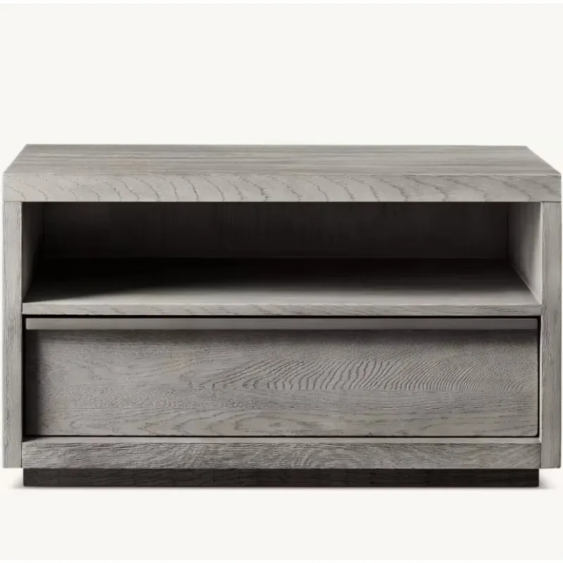 طاولة سرير مفردة من الخشب الصلب الفاخر - طاولة بجانب السرير فاخرة