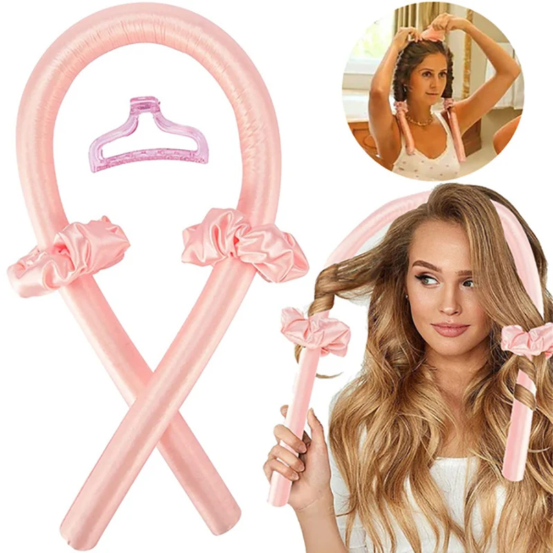 Curly Hair Products Soft Roller Hair Curler No Heat Very Curly Long Hair Styling Tool Heatless Hair Curlers boucleur cheveux