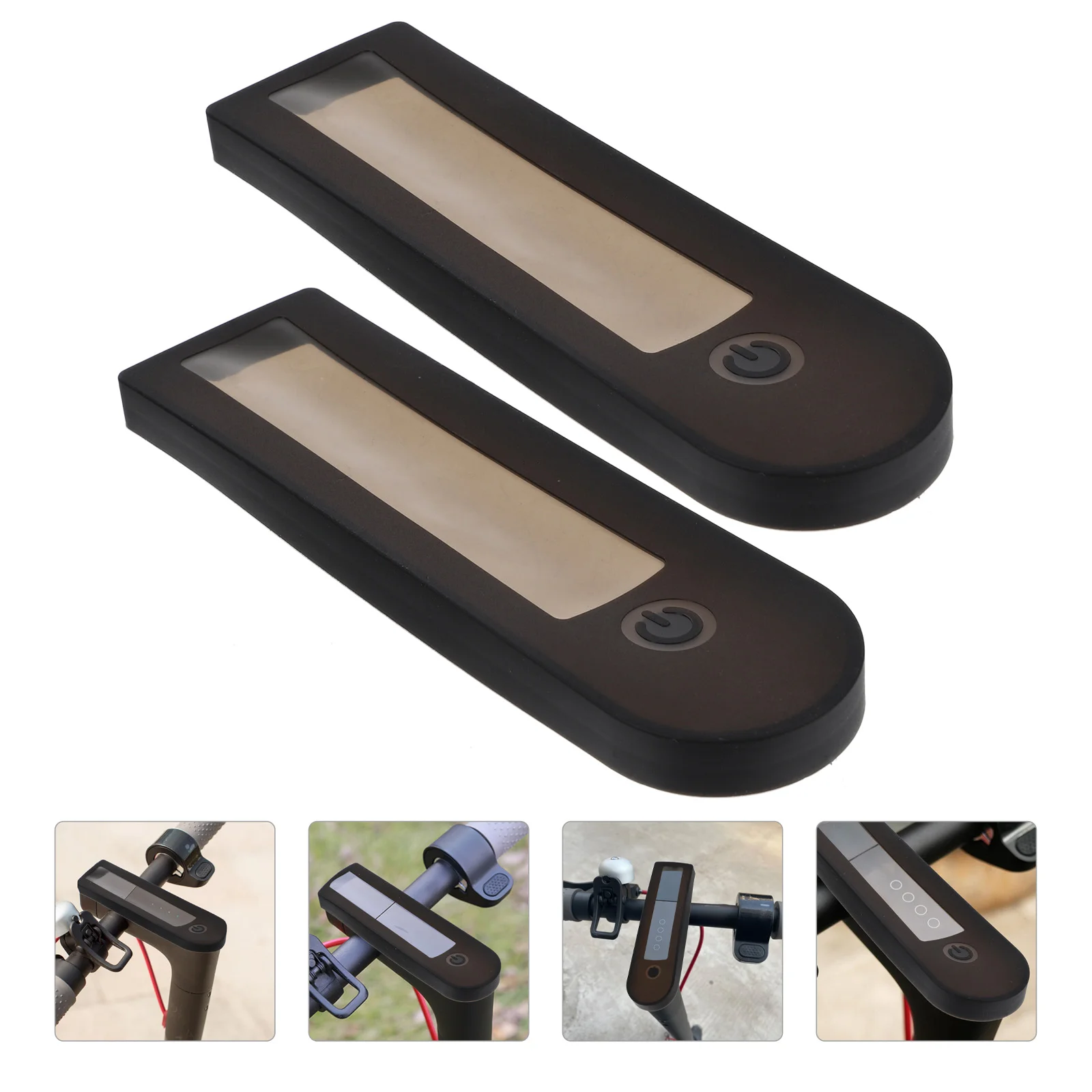 

2 Pcs Scooter Case Waterproof Cover Protective Shell Silicone Cell Phone Screen Protectors Covers Dashboard