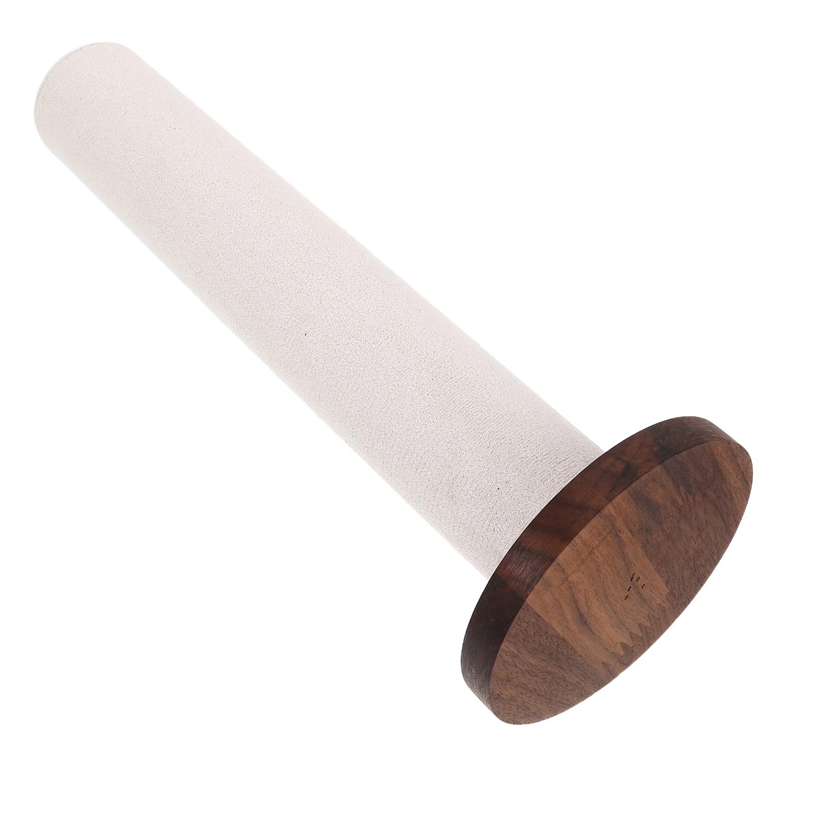 

Walnut Wood Hair Tie Holder Scrunchie Organizer Multifunctional Jewelry Display Stand for Bracelets Bangles Hair Accessories