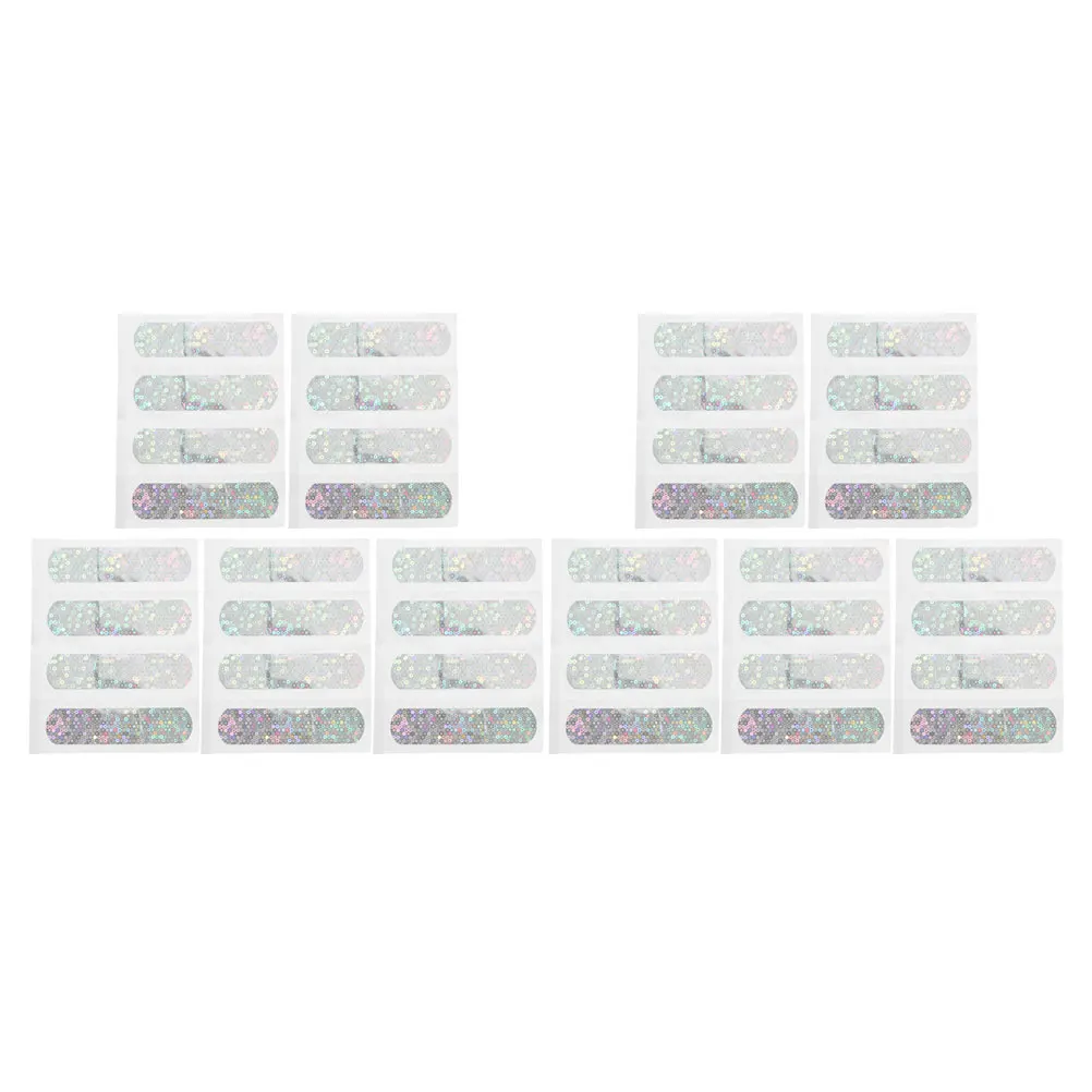 

50pcs Glitter Bandages Waterproof Decorative Adhesive Patches For Kids Adults Cuts Scrapes Design Durable