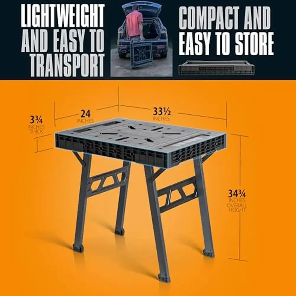 Portable Folding Workbench 34