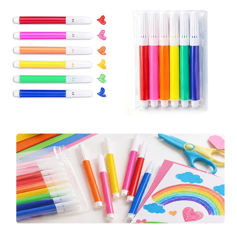 10/20/30Packs DIY Markers Rainbow Colors Drawing Pen Illustration Designs Perfect for Daily Creative Use Graffiti Stationery ZYF
