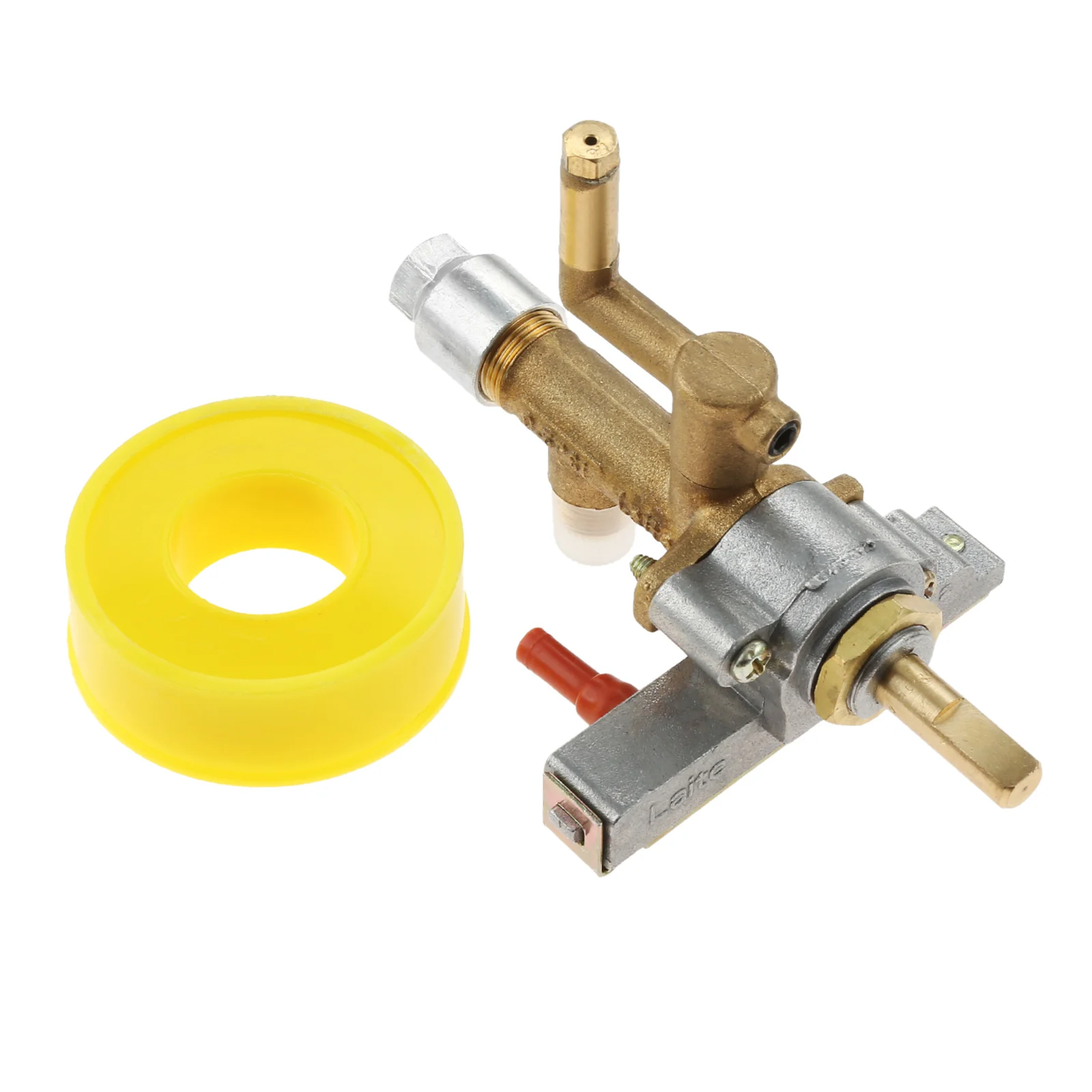 

1set Propane Gas Control Valve with 90 Degree Elbow Nozzle Orifice 1.6mm Inlet 7/16-24UNF Male Thread Outdoor Patio Heater Part