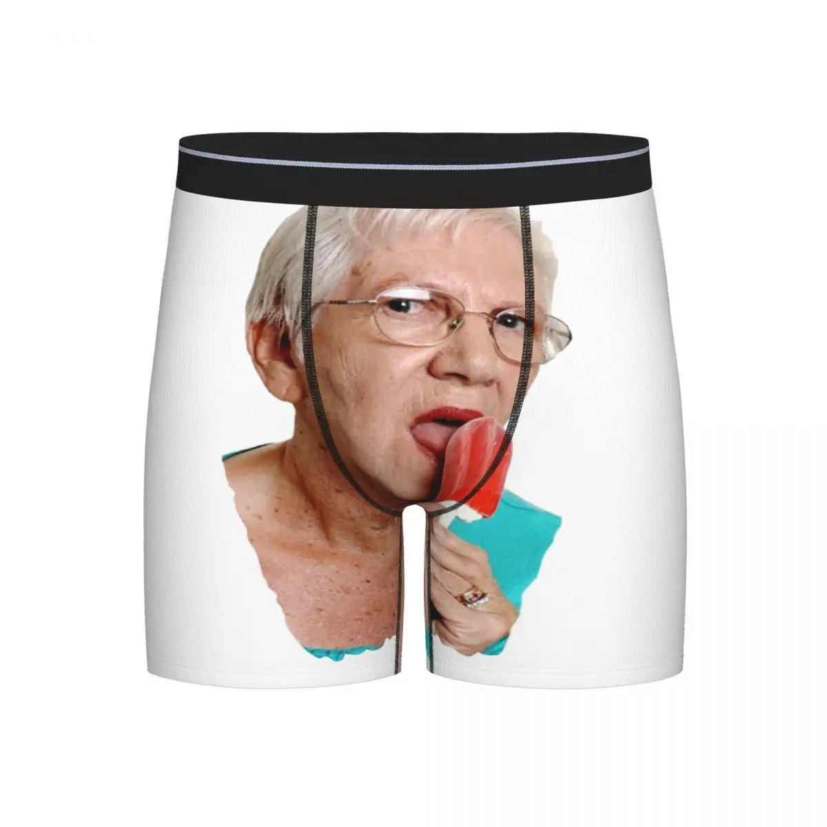 

Long Boxer Underpants Shorts Grandma Granny Ice Cream T Shirt Panties Men Comfortable Underwear for Homme Man Boyfriend Gifts