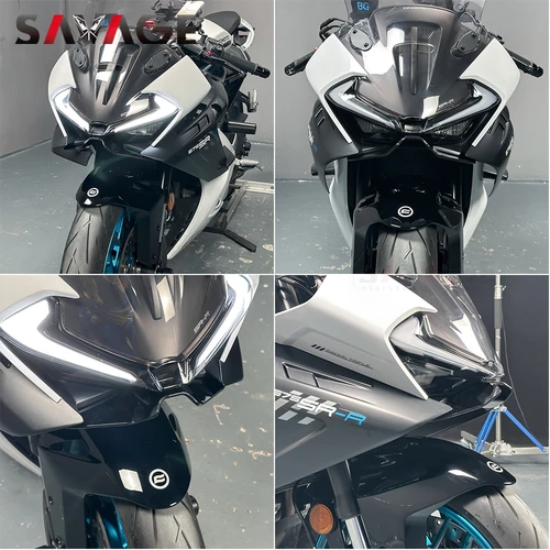 Imagen 2 del producto 2025 675SS 675SRR Winglet dinámico de motocicleta para CFMOTO 675SR 675SR-R 675 SS/SR/SRR 2024 carenado delantero alerón guía de labio inferior