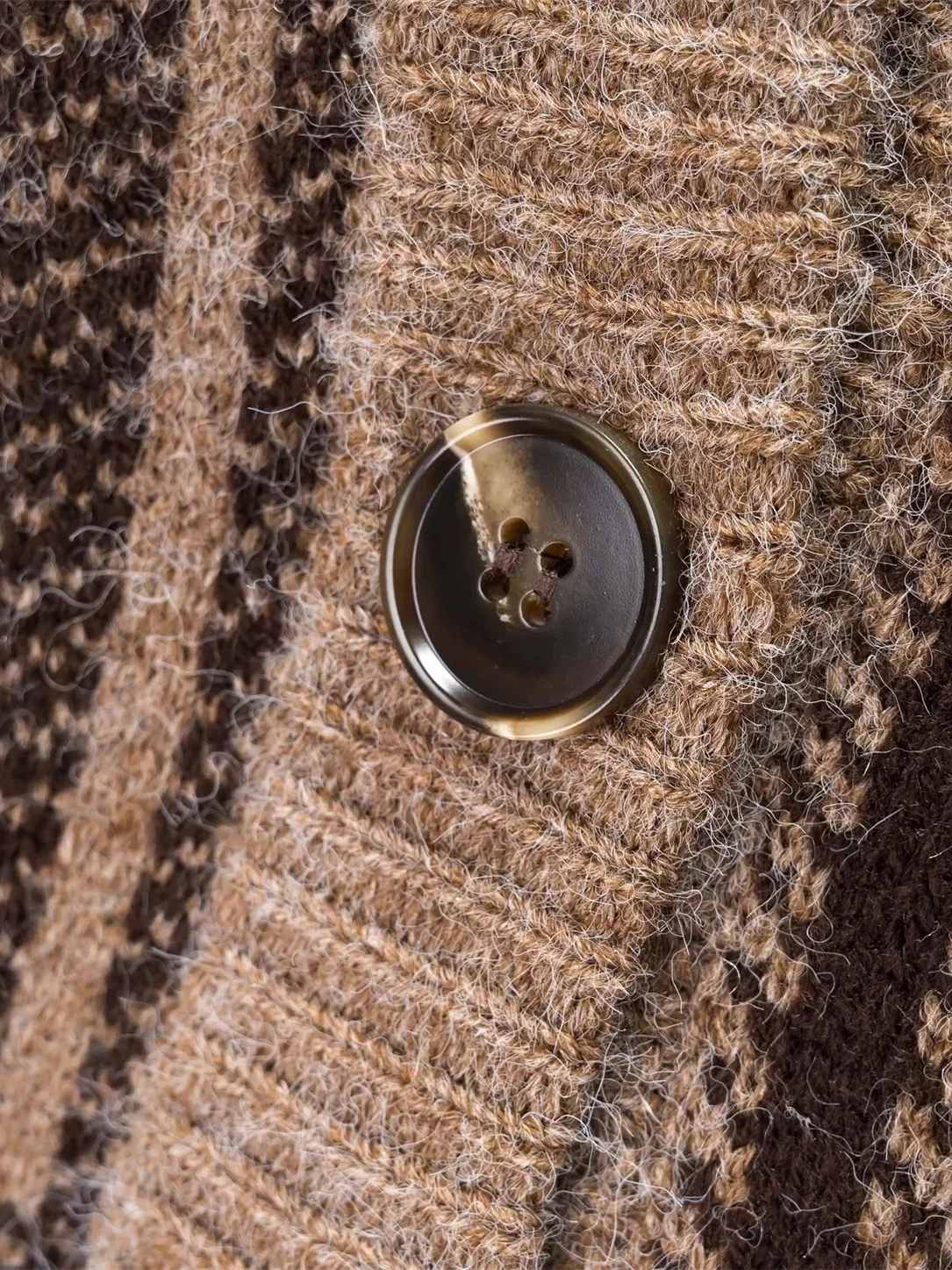 Casual de punto largo Sve redondo Ne Plaid abierto Cardigan mujer Faion mat Otoño Invierno nueva llegada prendas de vestir exteriores