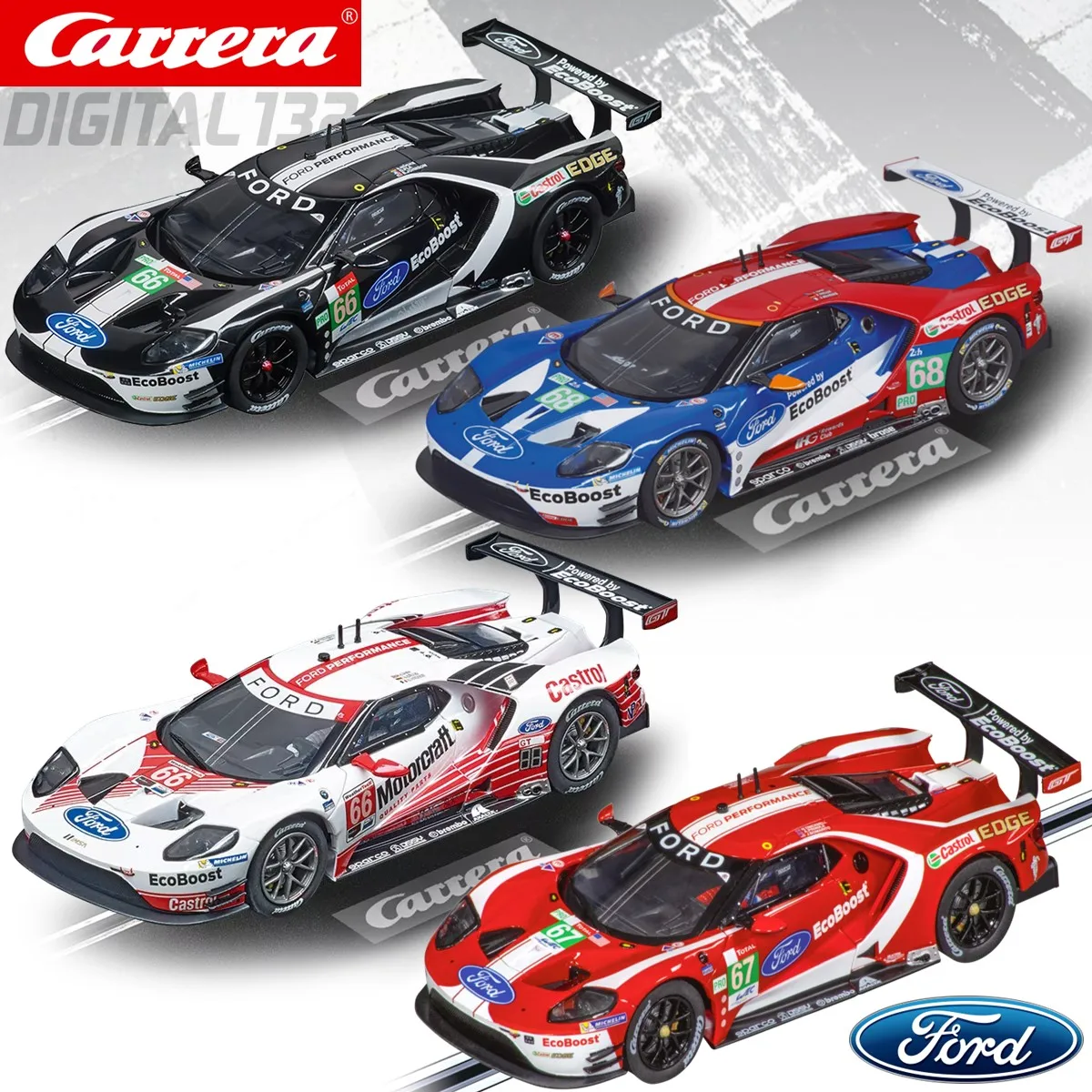 Carrera Slot Car 1:32 Ford GT Diecast 30771