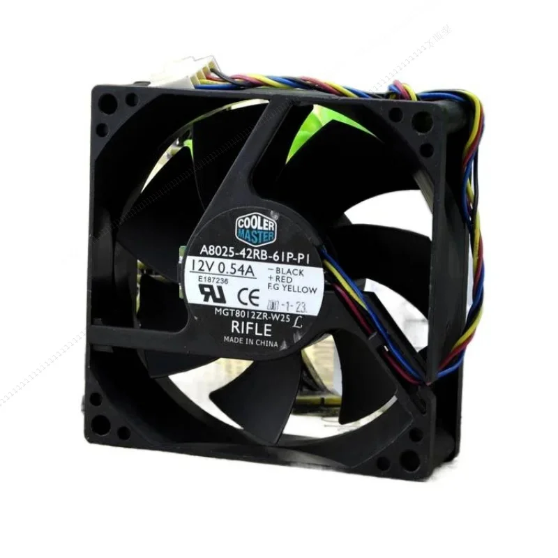 

W For Cool Extreme Supreme COOLER MASTER A8025-42RB-61P-P1 12V 0.54A 8CM Fan Kit
