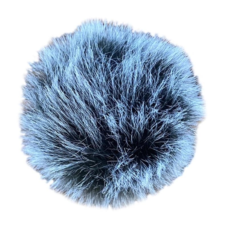 Mikrofon Lavalier Profesional Furry Windscreen Furs Windshield Wind Muff untuk RODE 2GO Wireless Lavalier Microphone