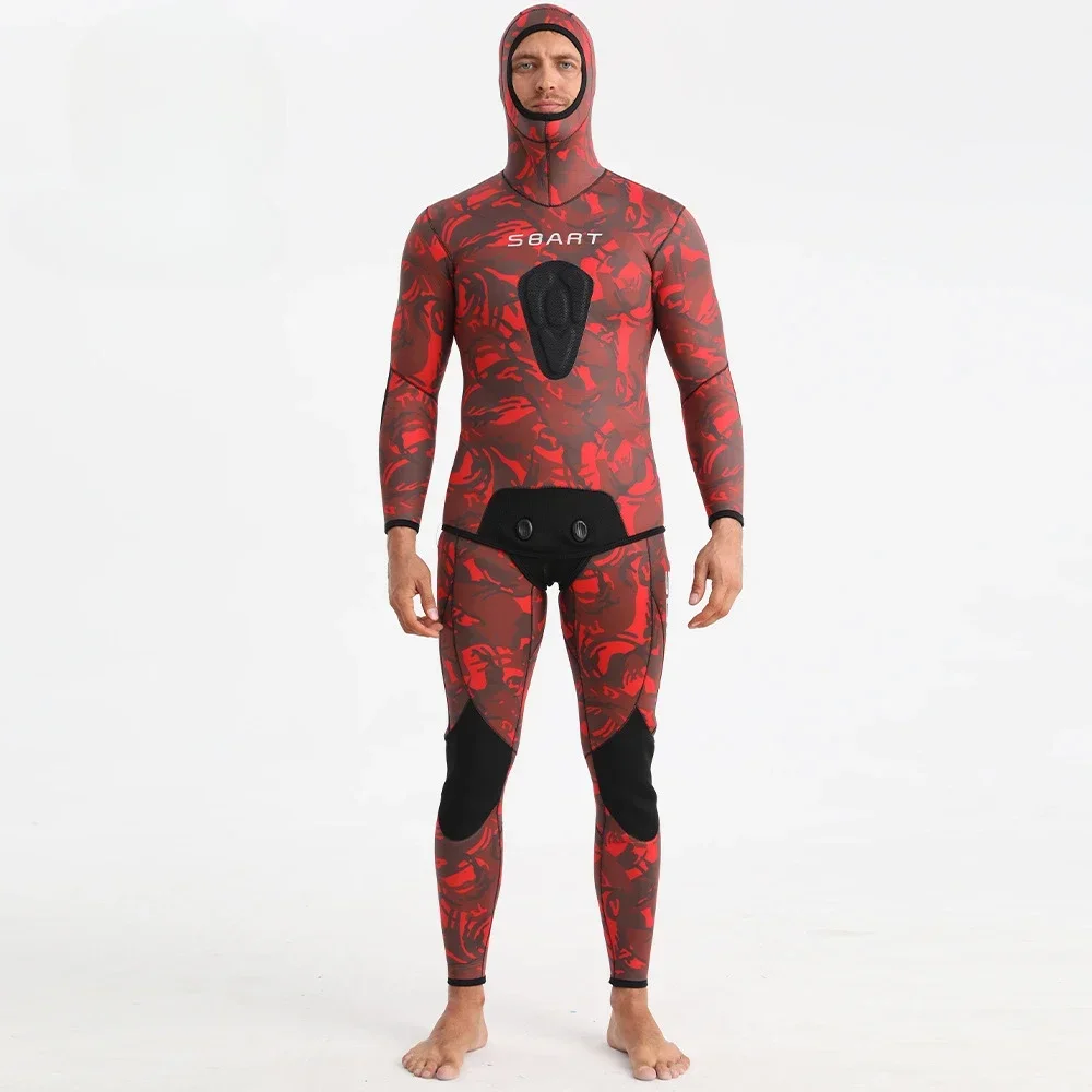 Chloroprene Rubber Composite Fabric Surfing Two-piece Fast Drying Wrinkle Resistant Dry Diving Suit