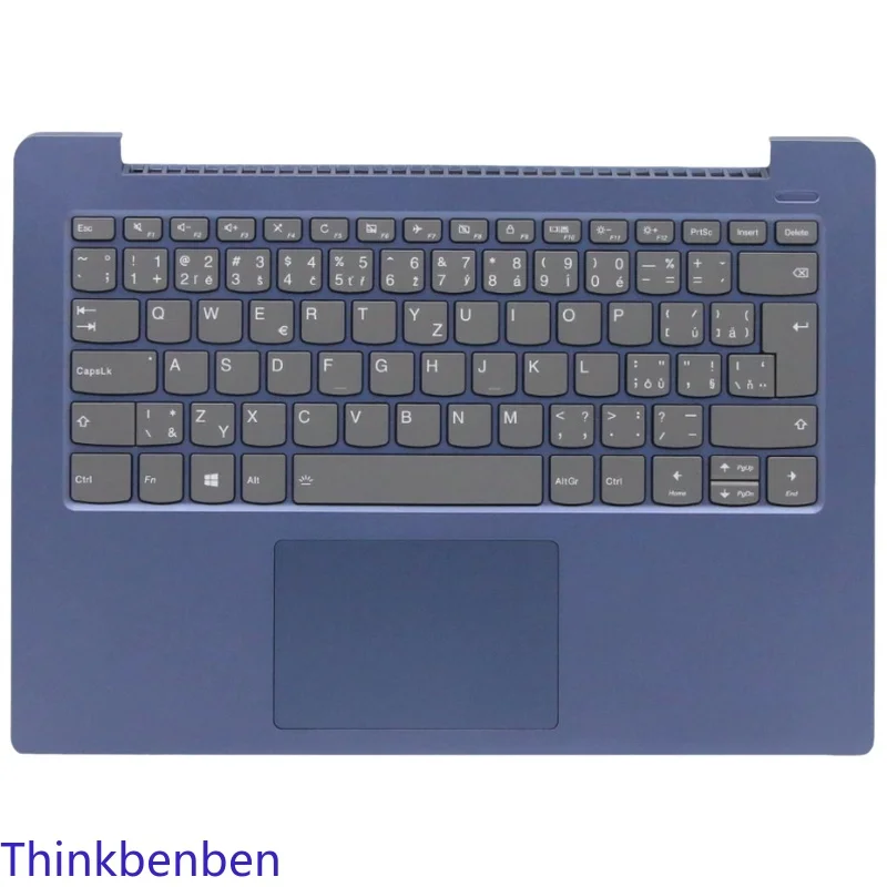 CZ Czech Blue Keyboard Upper Case Palmrest Shell Cover For Lenovo Ideapad 330S 14 14IKB 14AST 5CB0R07607
