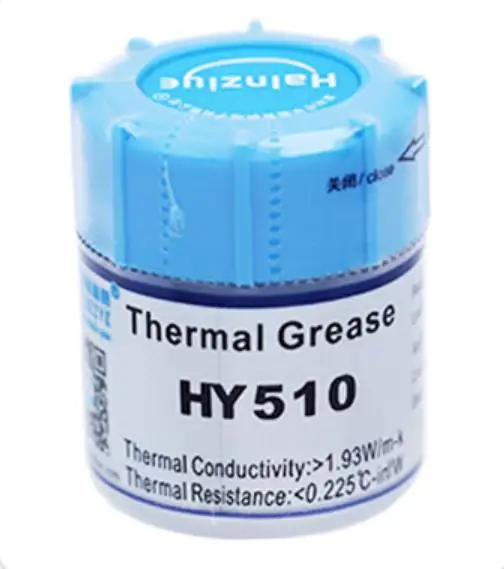 10g HY510 Gray thermal conductive grease paste silicone radiator compound 1.93W/M-K for CPU  GPU chipset laptop cooling