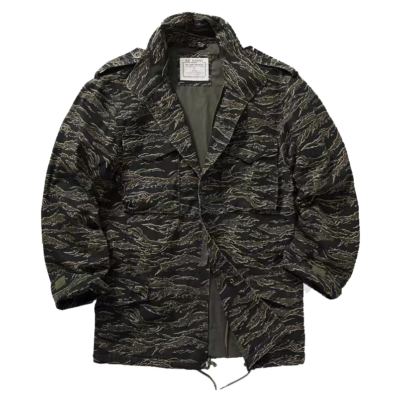 

M65 Hunting Jacket Men OG107 Autumn Tabby Camouflage Tactical Camouflage Coat Male Military Casual Outdoors Flight Clothes