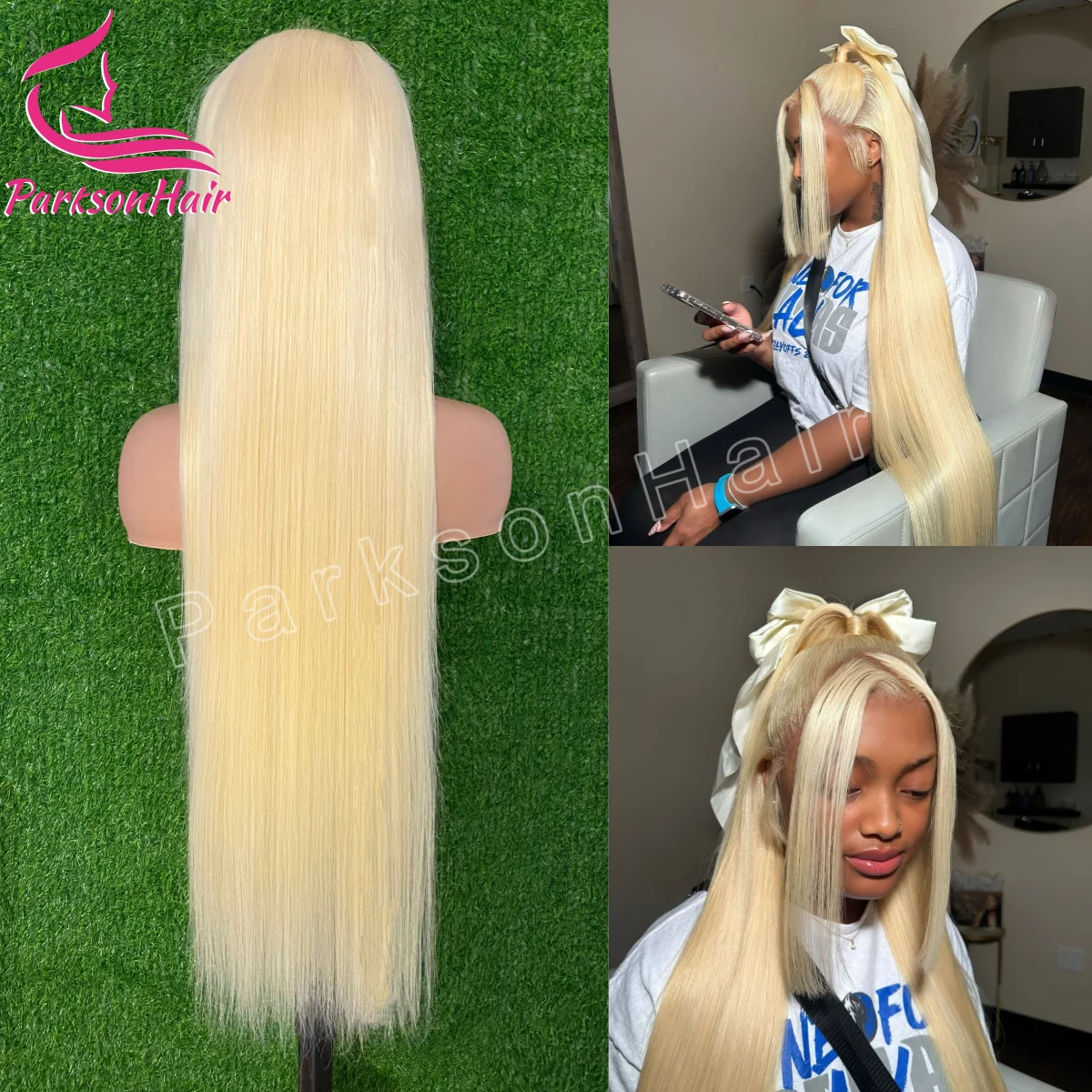 200% 613 شقراء HD باروكة من شعر طبيعي بدون صمغ قبل قطعها جاهزة للارتداء 4x4 5x5 السويسري الدانتيل إغلاق شعر مستعار 13x6 الدانتيل شعر مستعار أمامي مستقيم #2