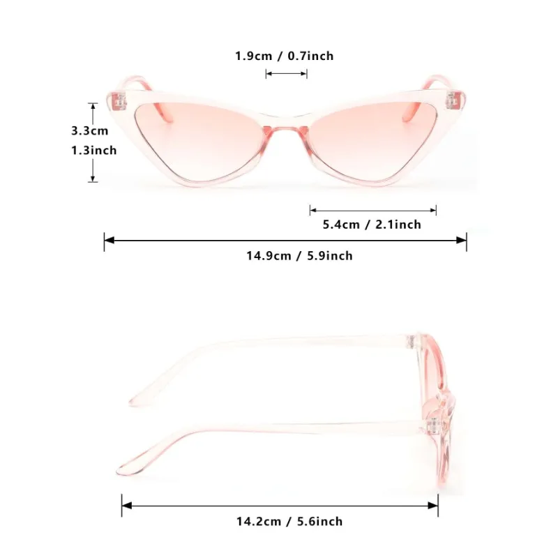Lunettes de soleil œil de chat personnalisées pour femmes, verres teints Y2K, lunettes de soleil de Style bohème pour voyage d'été