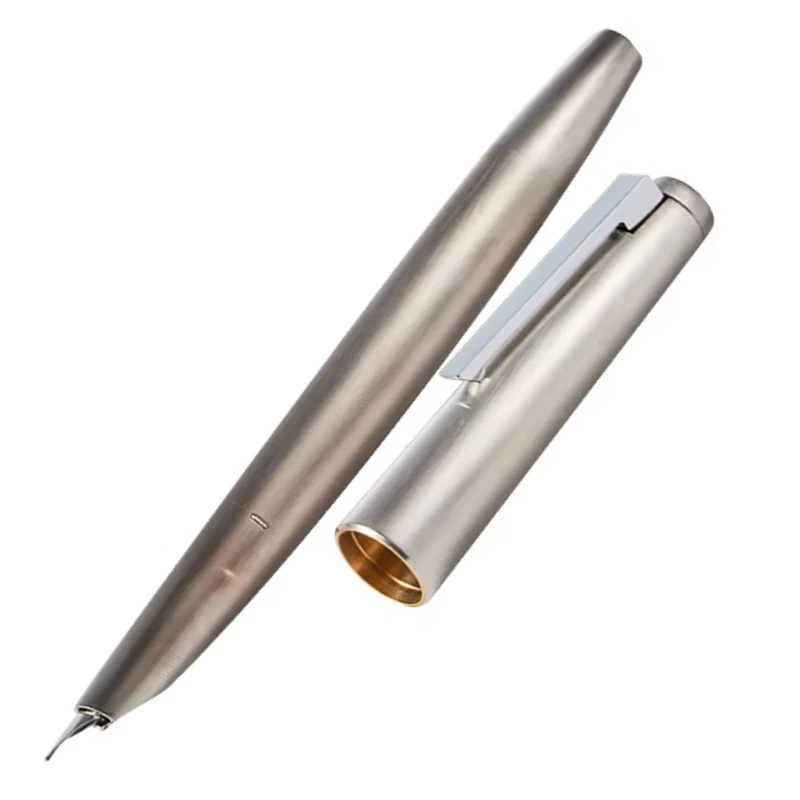 

DUKANG 2000 Creative Stainless Steel Piston Fountain Pen Writing Smoothly EF 0.5mm Nib Office Business Writing Ink Smooth Pen