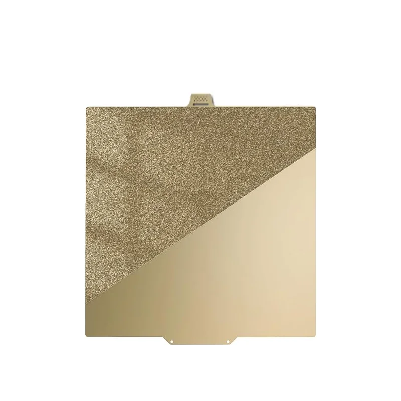 Für QIDI Q2 Bauplatte, glatt, strukturiert, schwarz, PEI, flexibler Federstahl, beheiztes Bett für PLA, ABS, magnetisches Druckbett, 280 x 280 mm – Detail 2