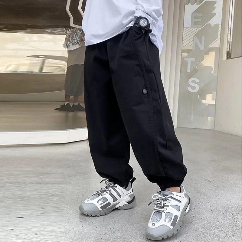 

Детские штаны для мальчиков, хлопковые брюки, детские весенне-осенние спортивные штаны, штаны-карго для подростков, повседневная одежда для детей 3-12 лет