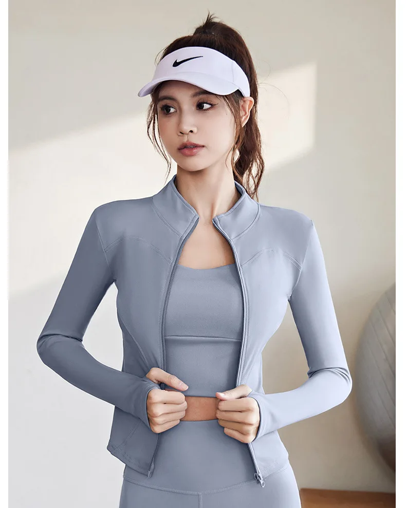 Sports Tops For Women Long Sleeves Sunscreen Tight Fitting And Slimming Run Fitness Tops Yoga Jacket Luxury Women's Clothing