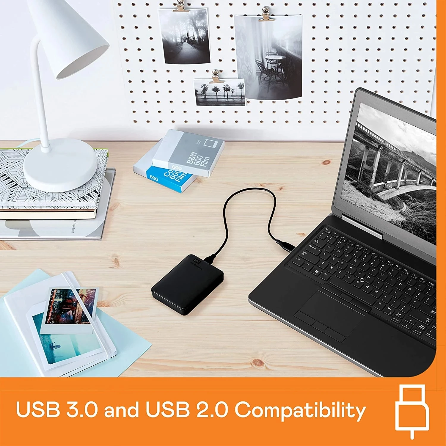 Western Digital WD Elements 2T 1T External Hard Drive 2.5" USB 3.0 Portable External HDD Hard Disk For Desktop PC Laptop