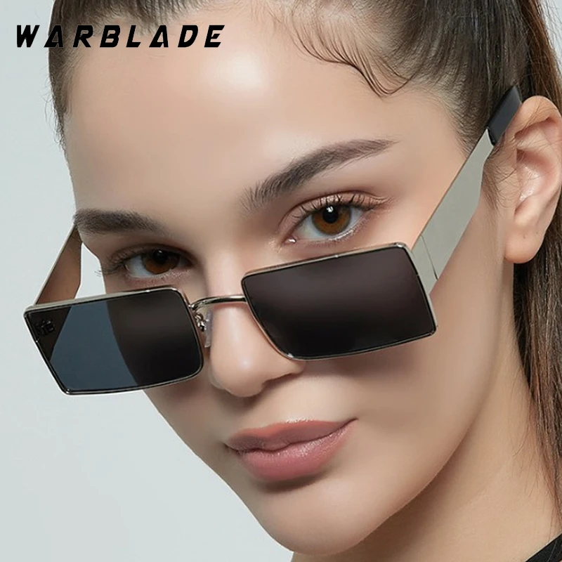 

New Luxury Metal Square Women's Sunglasses Designer Brand Men Sunglass Summer Travel Outdoor Driving Female Shades UV400 Lentes