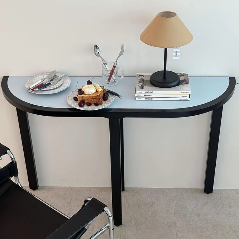 Coffee shop table, small layout blogger, table designer, artistic foyer table