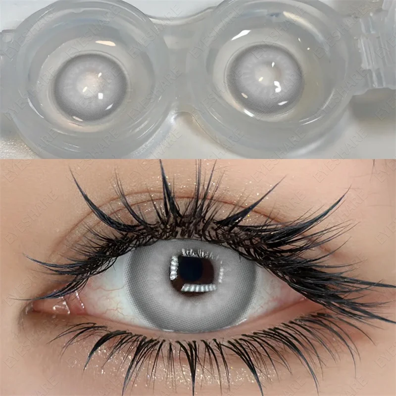 EYESHARE 1 Pair Color Contact Lenses for Eyes Cosplay Red Color Lens Anime Purple Lenses Korean Lenses Big Eye Lens Blue Lenses