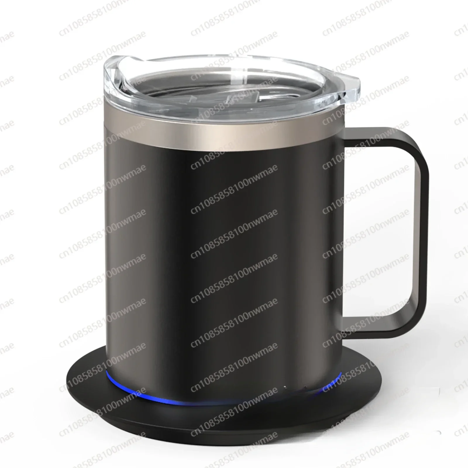 Coffee Cup, Stainless Steel Mug, Double-layer 304 Heating cup, Constant Temperature CUp, Aperture Cup with heating Bottom