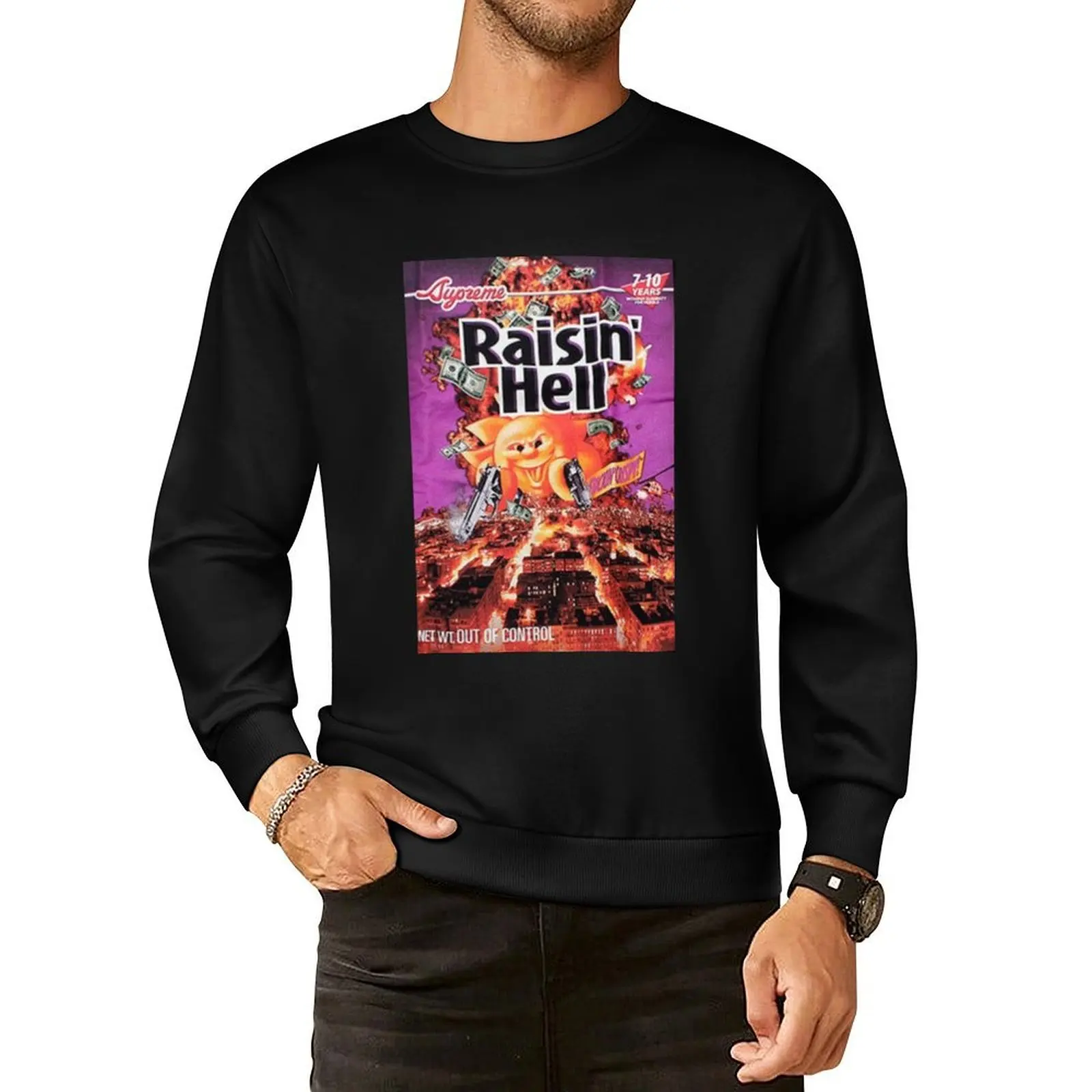 

Raisin Hell Pullover Hoodie autumn jacket men men's winter sweater men's sweatshirts