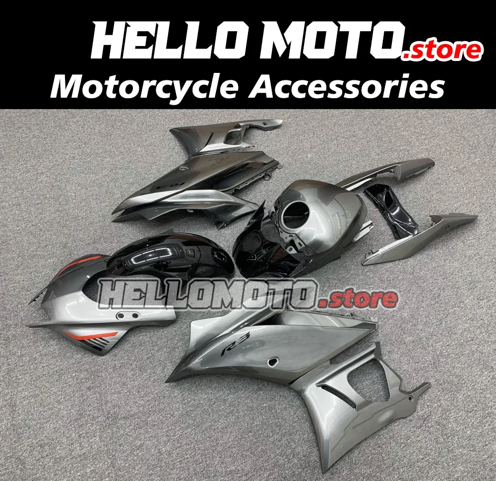 Suitable for YZF-R3 YZF R3 R3M R25 2019 2020 2021 Motorcycle Shell Fairing Spoiler Bodywork Set ABS Injection Molding RH12