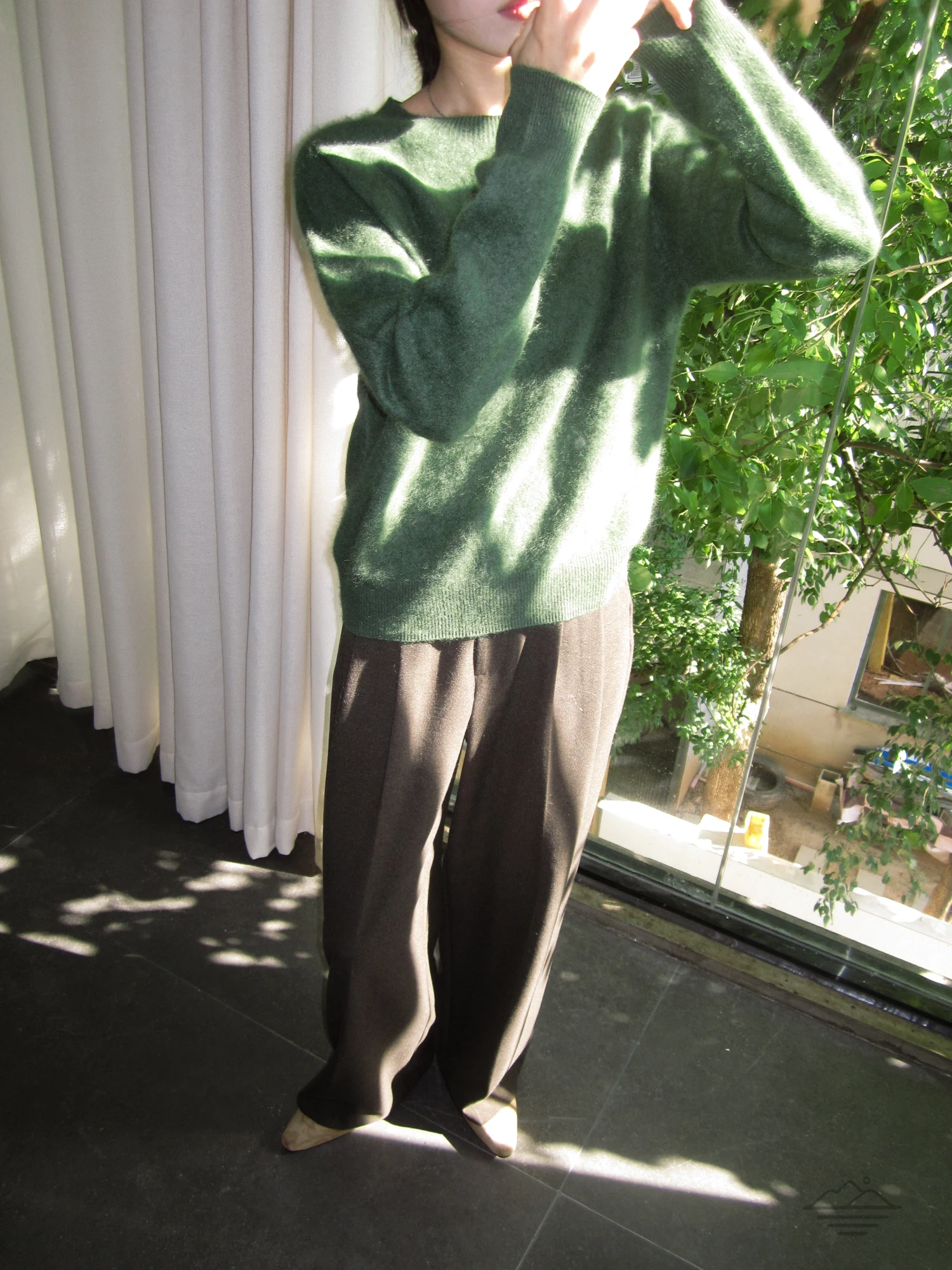 

Женский шерстяной свитер Moo een: мягкий, теплый, однотонный, вязаный топ с круглым вырезом для повседневной носки, осенняя мода