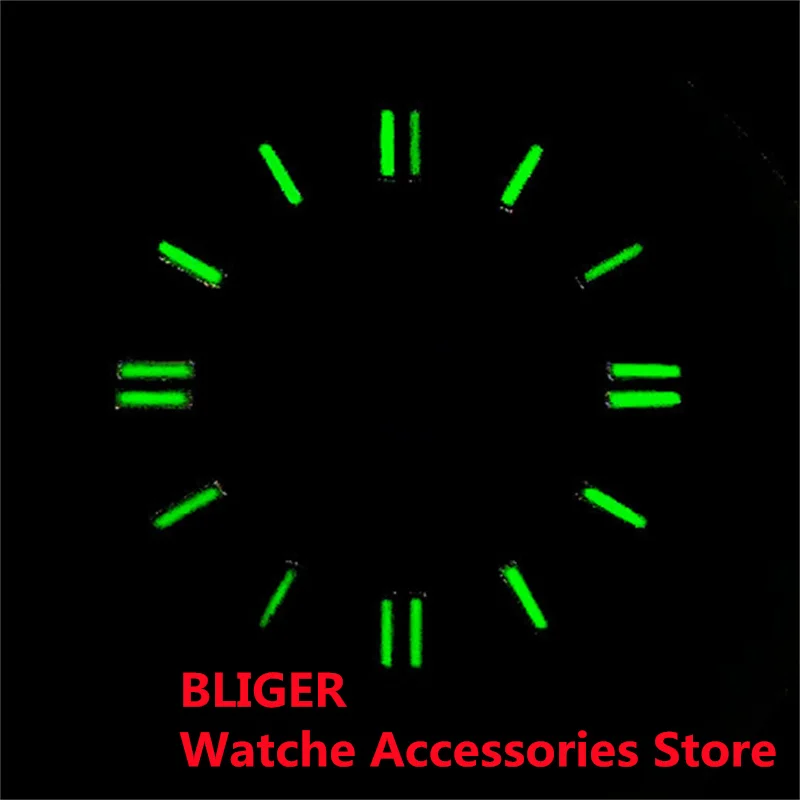 BL 28.5mm/31mm Watch Dial Black Blue Green Red Yellow Green Luminous Fit NH35 NH36 ETA2824 2836 Miyota 8215 DG2813 3804 movement