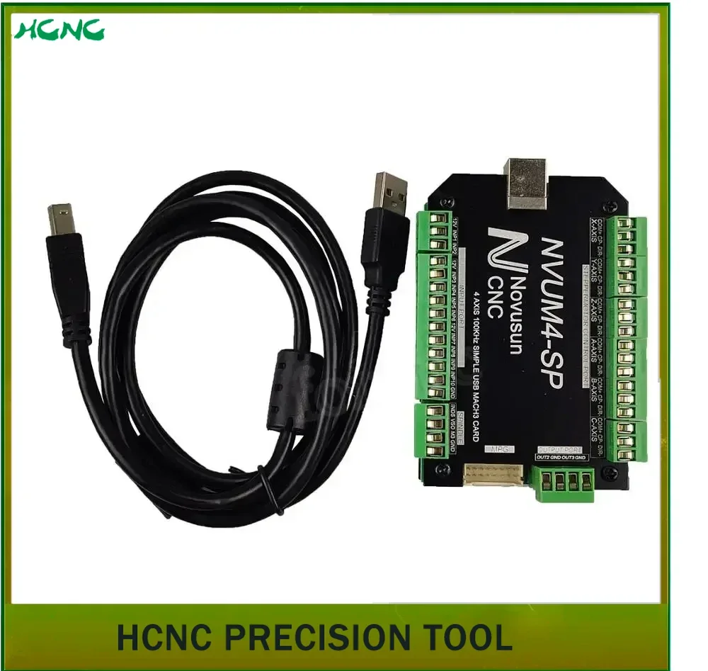 

Mach3 USB interface NVUM-SP cnc motion controller nvcm 3/4/5/6 axis cnc motion control card metal case does not