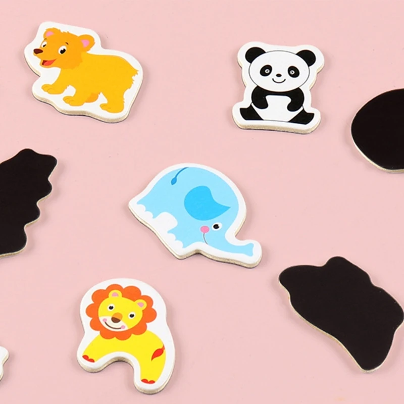 Kids Animal Magnets Collection 36PCS Educational Toy Set Fridge Magnets Whiteboard Magnets for Home Office Use