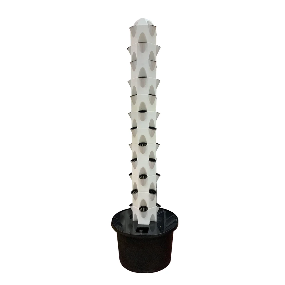 Indoor Outdoor Aeroponic Vertical Garden Hydroponics Tower For Home