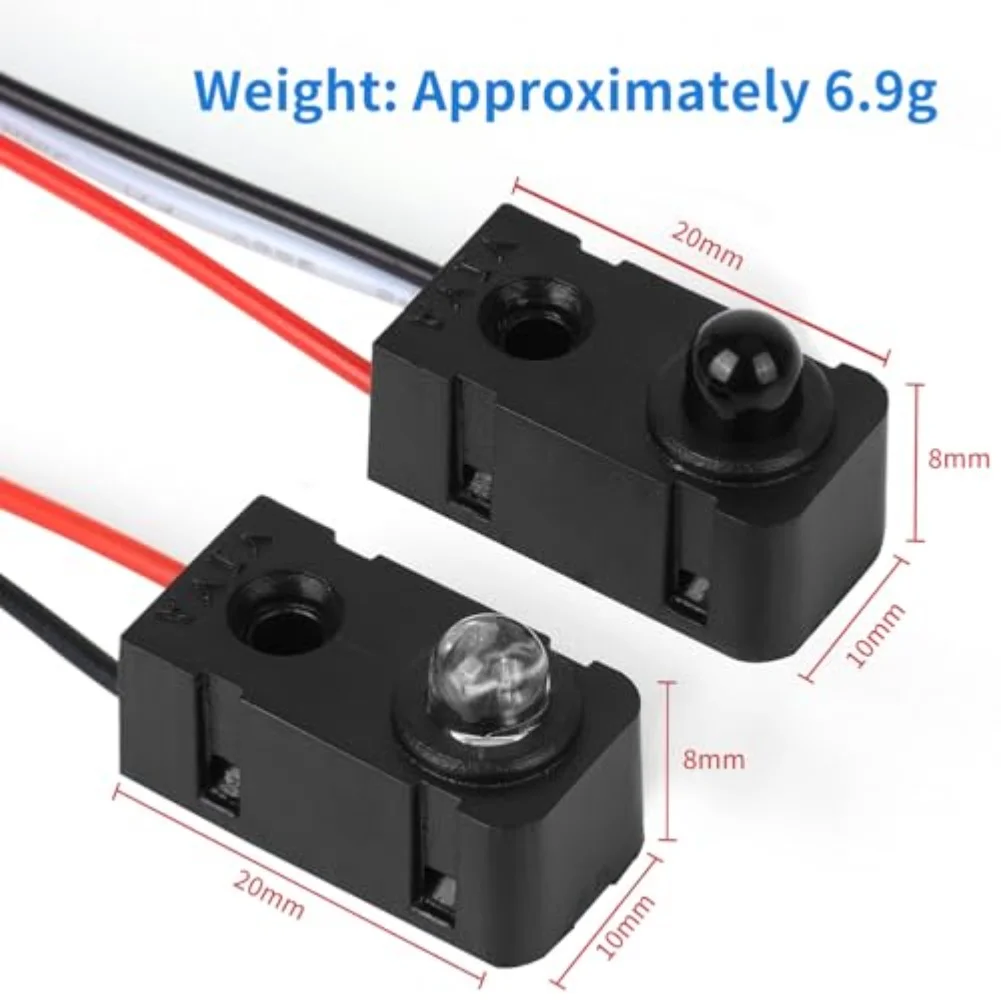 5pcs IR=Break Beam Sensor LEDs Counting Module Distance Sensor Split 5MM Through-Beam Photoelectric Switch For Apply Relay