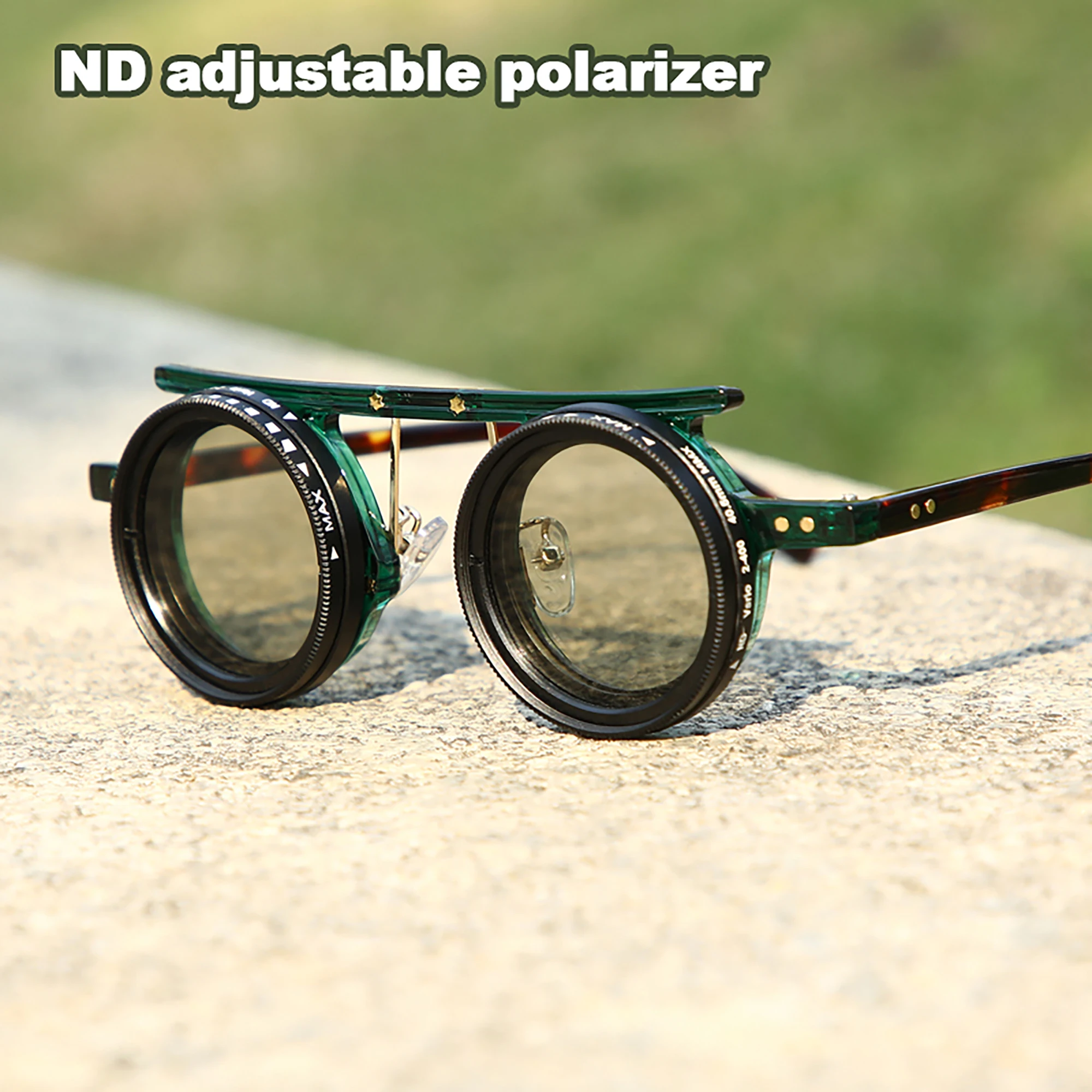 

New Brand ND Adjustable Driving Sunglasses For Men Polarized Sunglasses Color Changing Sunglasses For Men Driving
