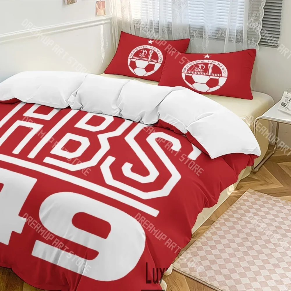 3D Print Hapoel Beer Sheva Bedding Set Twin Queen King Full Size Duvet Cover Pillowcase Bed boys girls Adult Home Textiles view 5