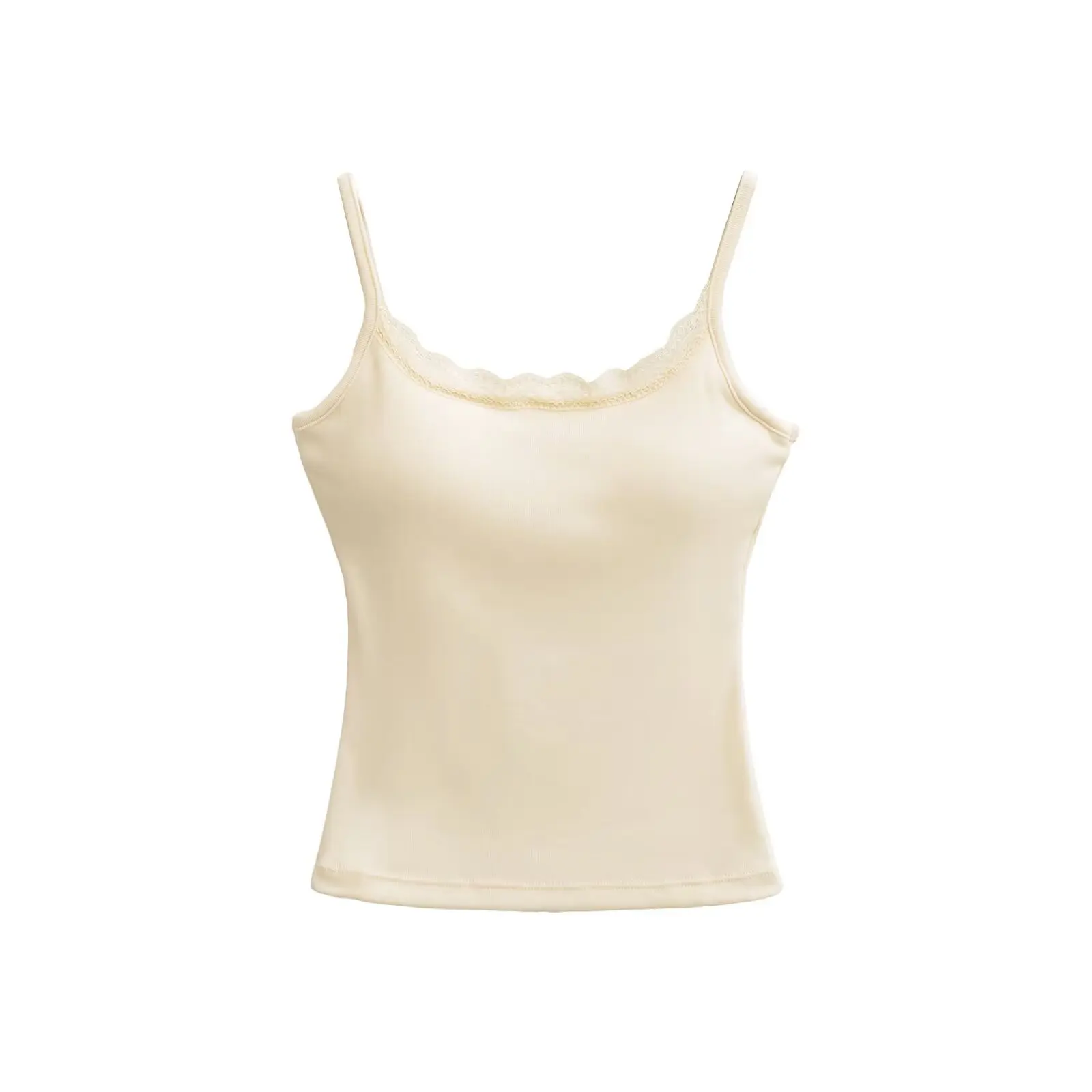 Top F de Verão com Alças em Renda e Patchwork, Ajuste Slim, Estilo Sexy e Doce