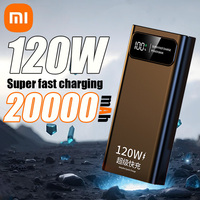 Xiaomi 20000mAh Power Bank 120W Fast Charging High Capacity Portable Battery Charger Moblie Powerbank For iPhone Samsung Redmi