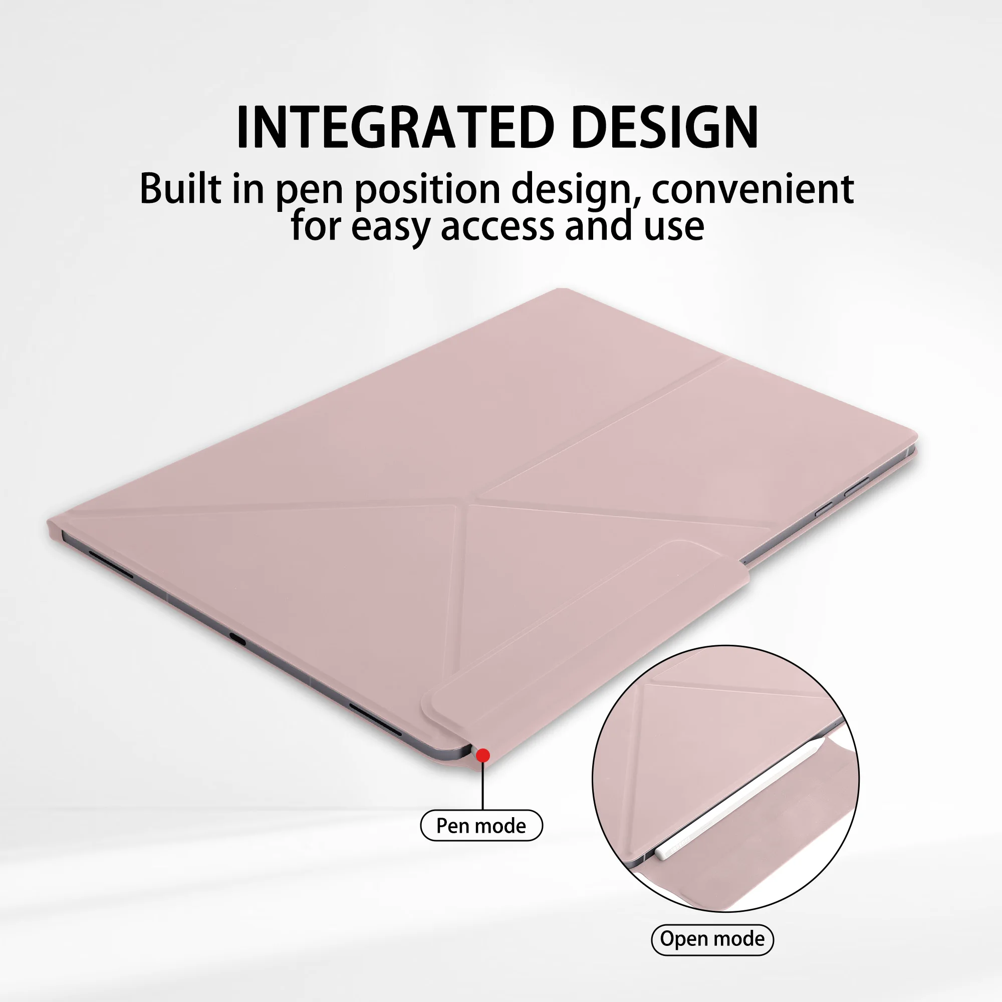 Magnetyczne etui do Samsung Galaxy Tab S11 z podstawką dwu-kątową i uchwytem na rysik do S11 Ultra 14,6 cala z funkcją automatycznego usypiania i budzenia. — zdjęcie produktu 4